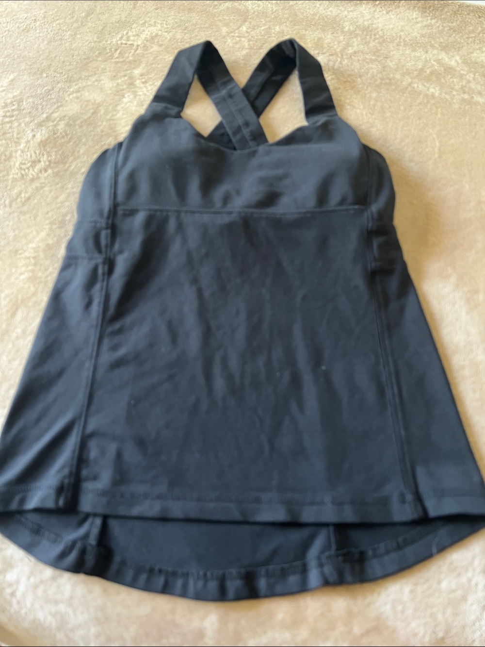 Kyodan Black Cross-Back Athletic Tank